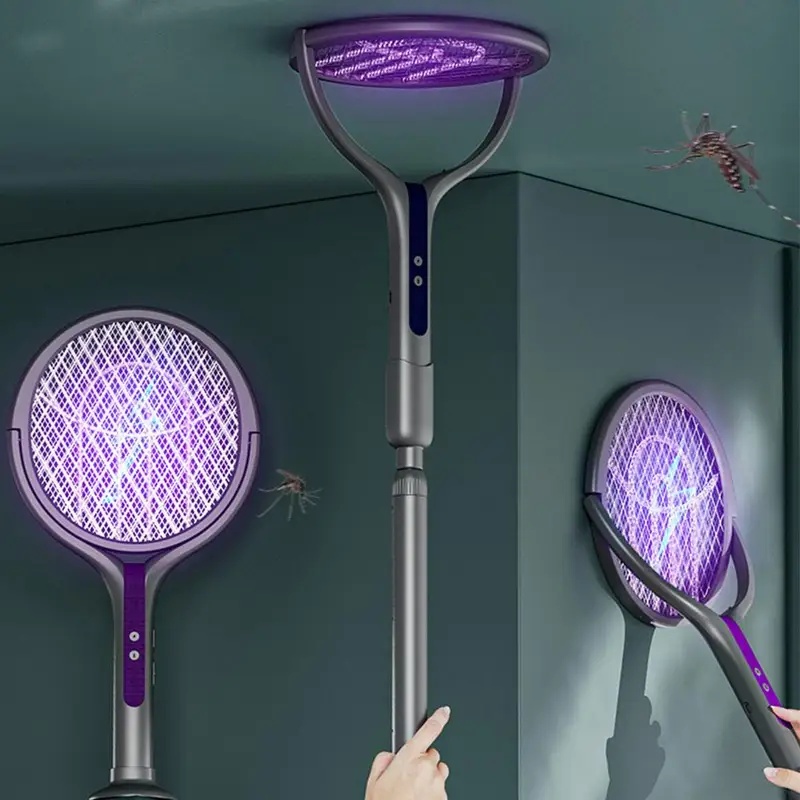 Head Racket Boom - Raquete Elétrica Recarregável com Cabeça Rotativa