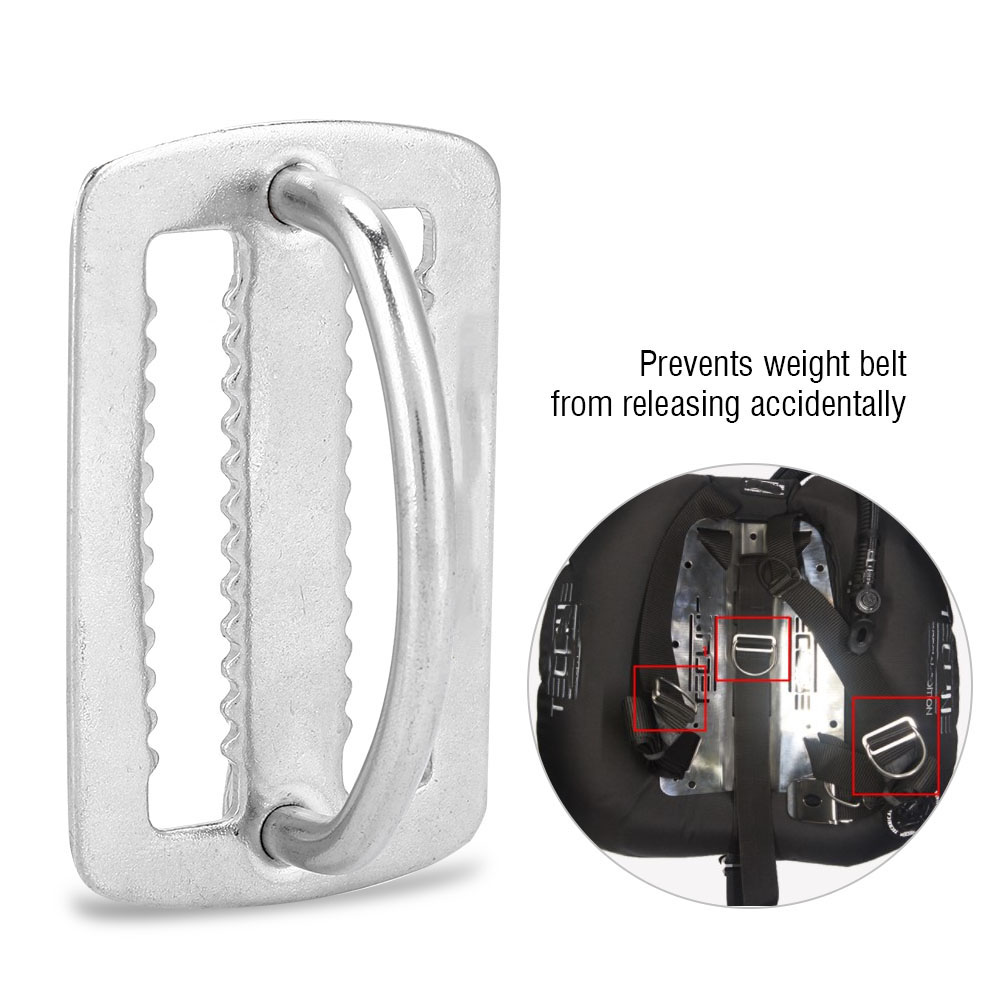 Dive Weight Belt - MANTER MERGULHO-D-Ring Slide Buckle, Anel De