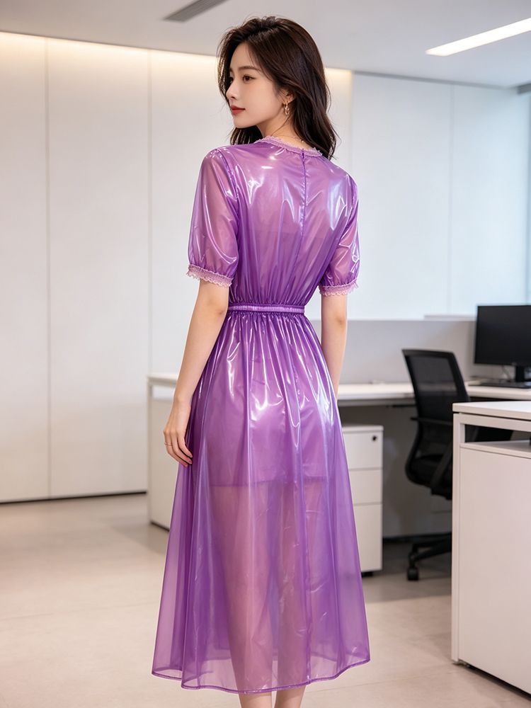 Vestido Transparente Sexy Unis - Aqua Sports Club avaliação e preço
