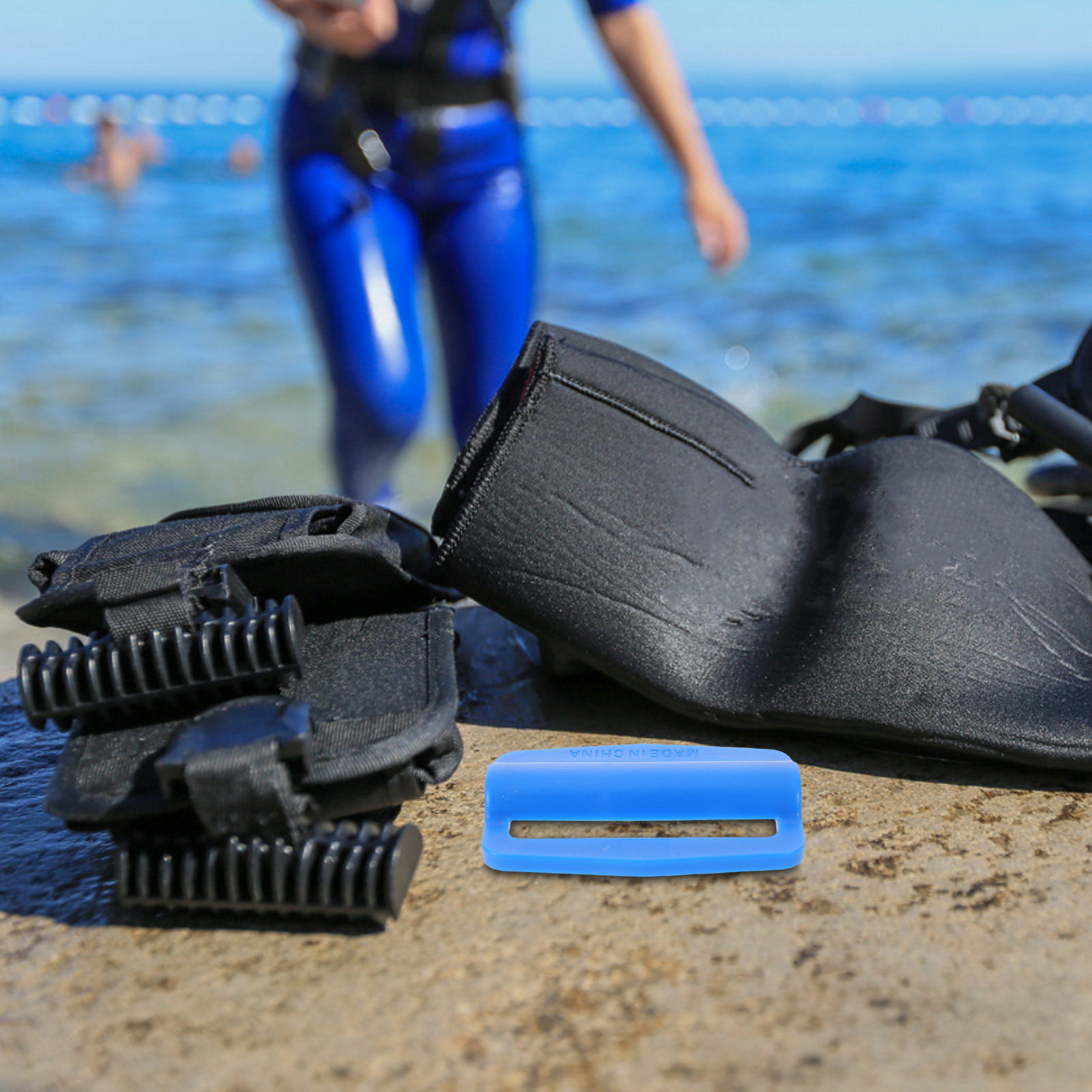 2 Peças de Fivela Deslizante T - Dive Weight Belt avaliação e preço