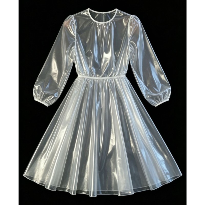 Vestido Transparente de PVC pa - Aqua Sports Club avaliação e preço
